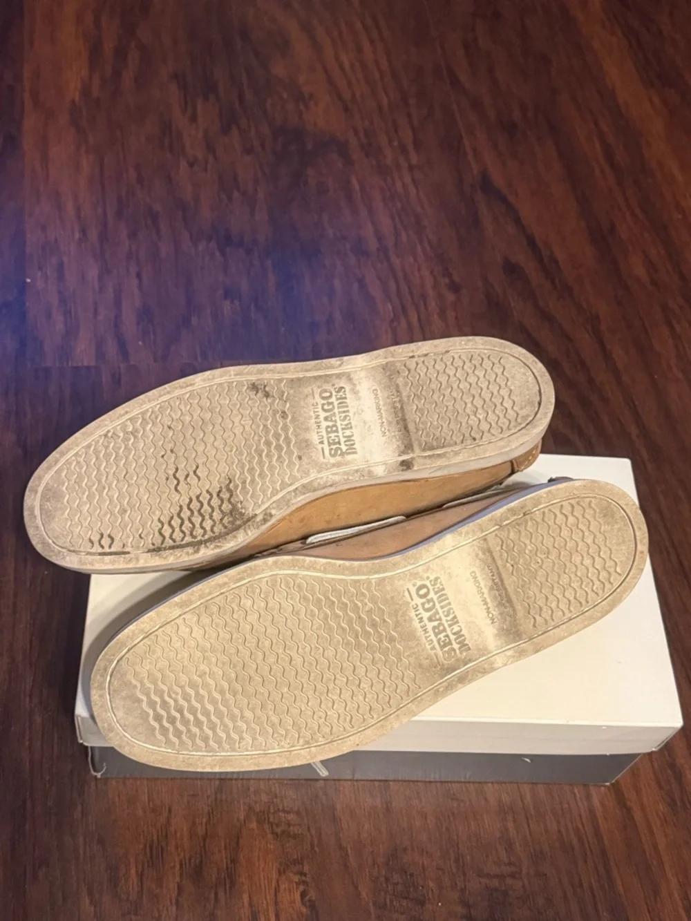 Sebago Men's Light Brown Suede Boat Shoes
